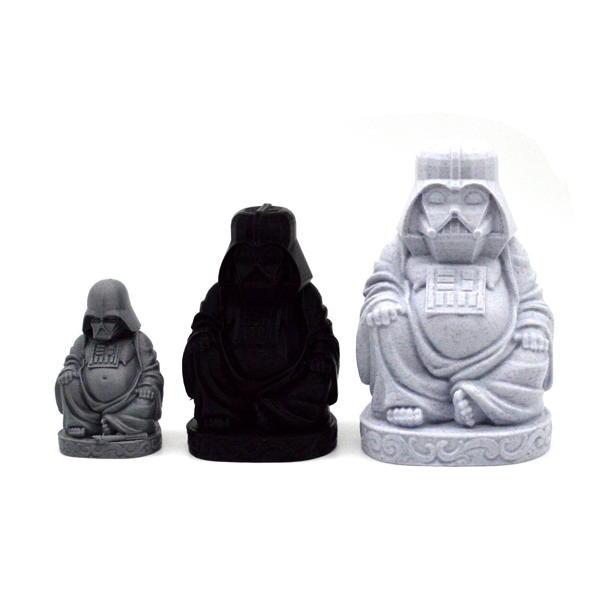 Darth Vader Buddha Model - 3D Print Statue for Office, Dorm or Bedroom