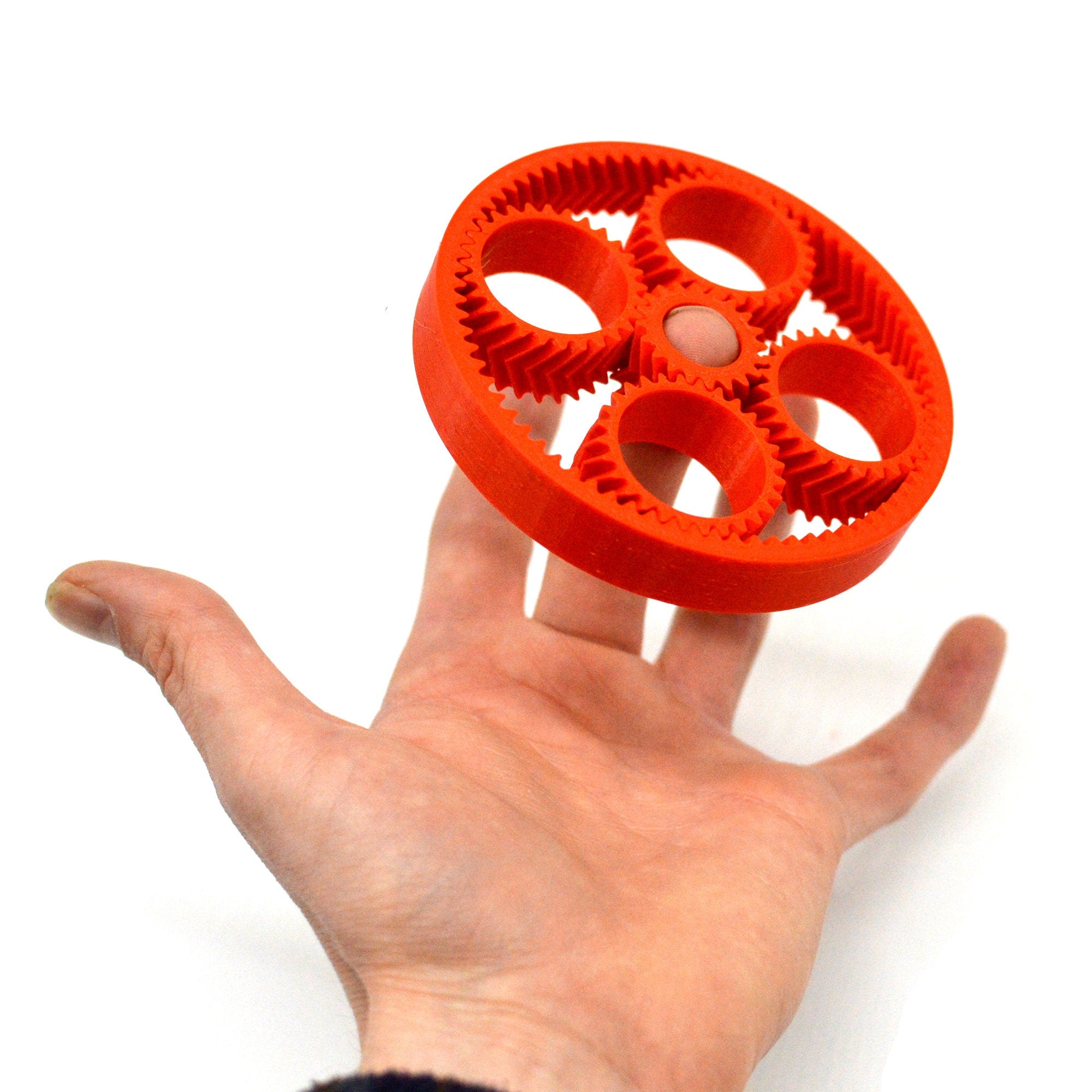 Fidget Spinner Gear Toy - 3D Printed Fun Toy for Kids and Adults