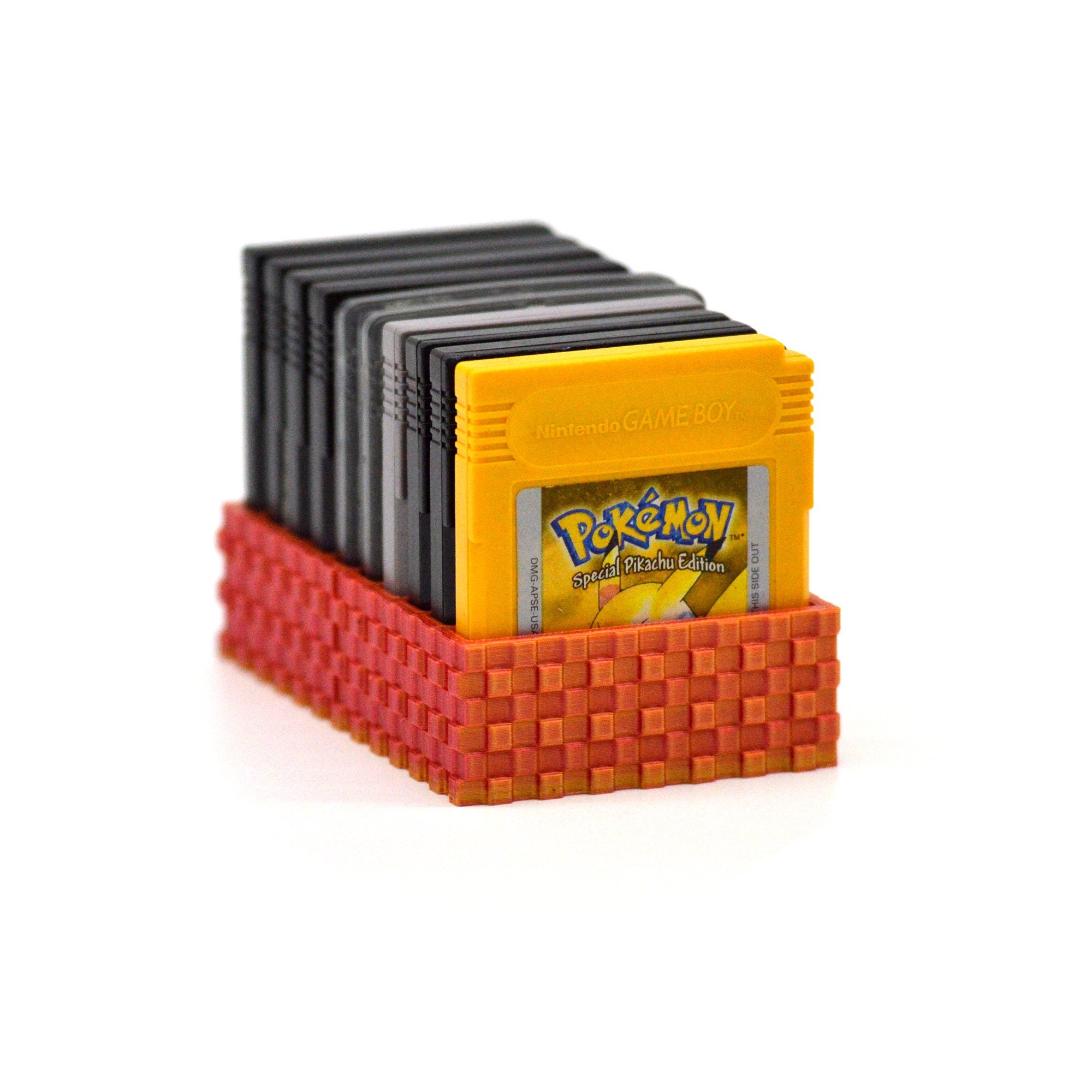 Gameboy Game Storage Tray - 3D Printed Cartridge Holder (10 Games)