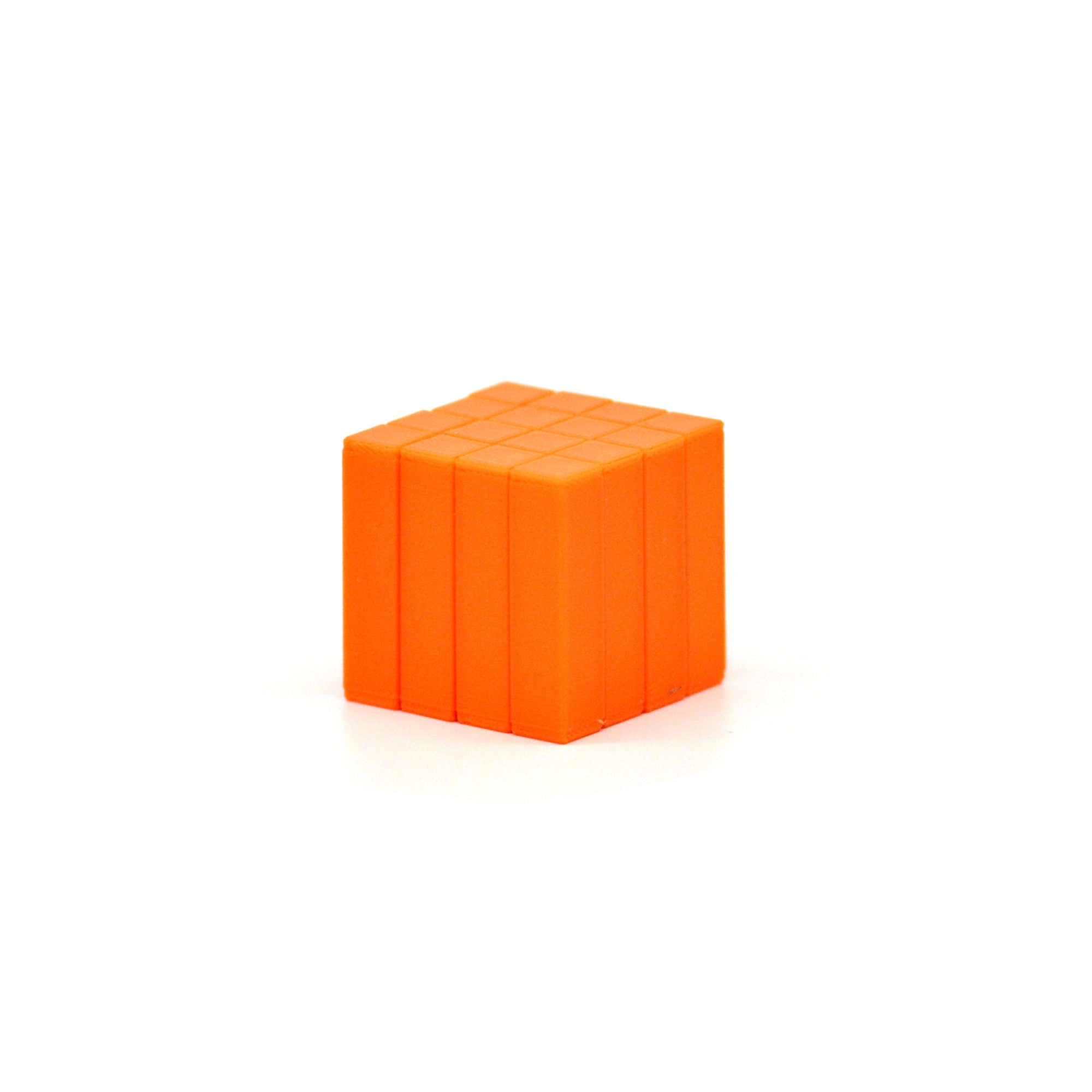 Fidget Cube Desk Toy - 4x4 Push Pop 3D Printed Sensory Pillars